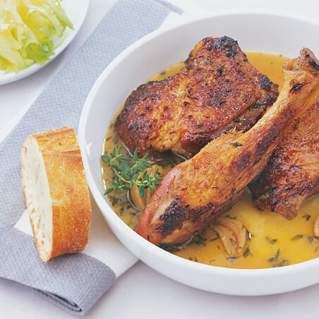 Entenkeulen mit Thymianhonig Entenkeulen mit Thymianhonig