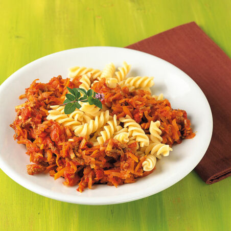 Fusilli mit Hackfleischsauce Fusilli mit Hackfleischsauce