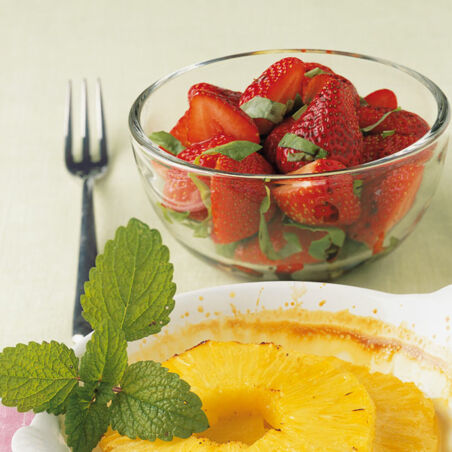 Basilikum-Erdbeeren Basilikum-Erdbeeren