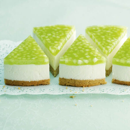 Torte von Crème fraîche und grünem Apfel Torte von Crème fraîche und grünem Apfel