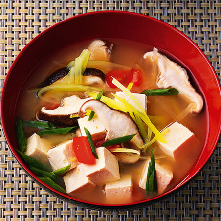 Misosuppe mit Tofu Misosuppe mit Tofu