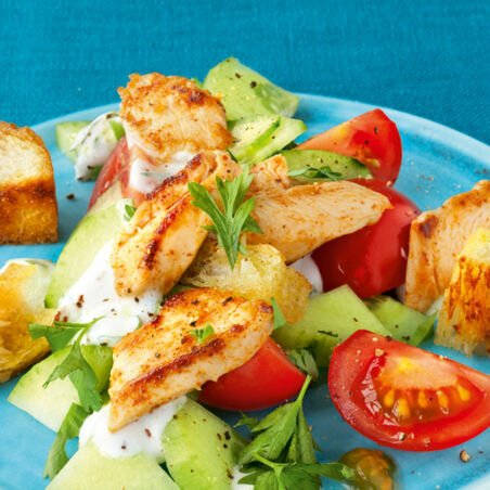 Hähnchen-Gyros aus der Pfanne Hähnchen-Gyros aus der Pfanne