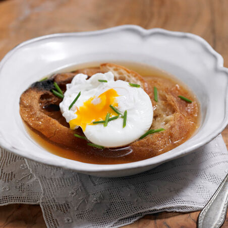 Brotsuppe mit Ei Brotsuppe mit Ei