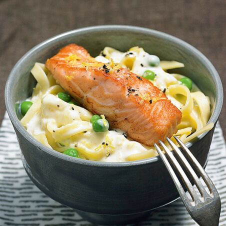 Tagliatelle mit Lachs Tagliatelle mit Lachs