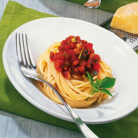 Spaghetti mit Linsenbolognese Spaghetti mit Linsenbolognese