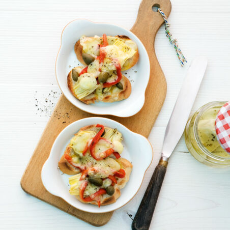 Käsesandwiches aus dem Ofen Käsesandwiches aus dem Ofen