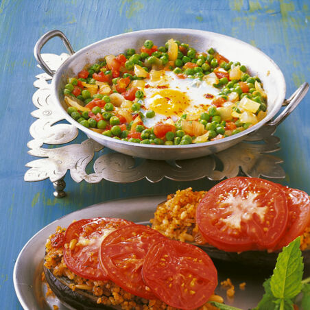 Gefüllte Auberginen Gefüllte Auberginen