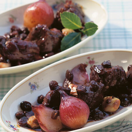 Lamm in Rotwein Lamm in Rotwein