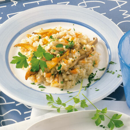 Gemüsereis mit Austernpilzen Gemüsereis mit Austernpilzen