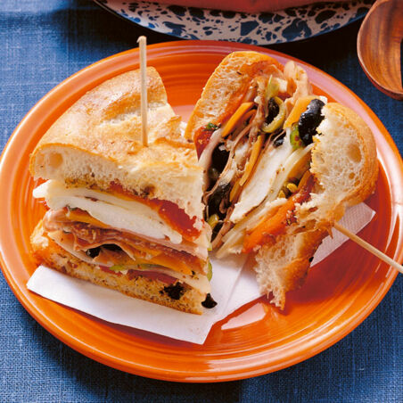 Muffuletta Sandwich Muffuletta Sandwich