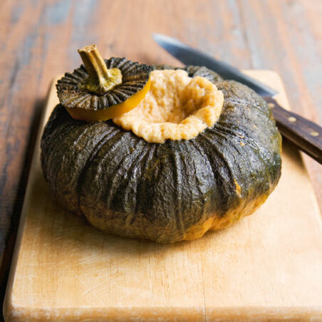 Süßer Pudding im Kürbis (Fak Thong Sangkaya) Süßer Pudding im Kürbis (Fak Thong Sangkaya)