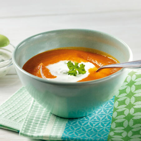 Rote Linsencremesuppe Rote Linsencremesuppe