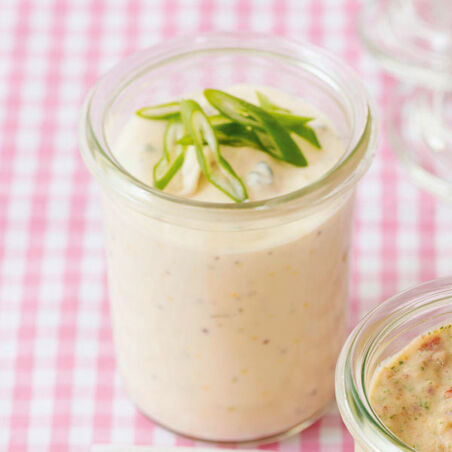 Ziegenkäsecreme mit Honig Ziegenkäsecreme mit Honig