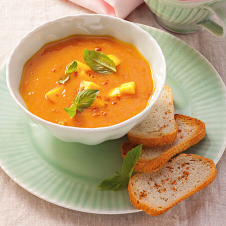 Tomaten-Mango-Suppe Tomaten-Mango-Suppe