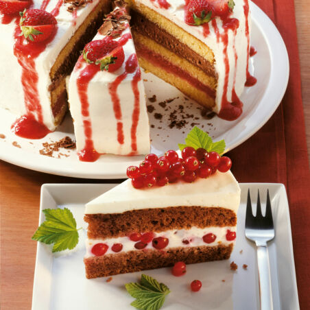 Panna-Cotta-Torte Panna-Cotta-Torte