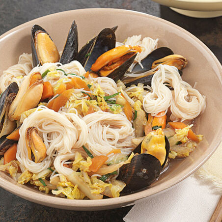 Muscheln aus dem Wok Muscheln aus dem Wok