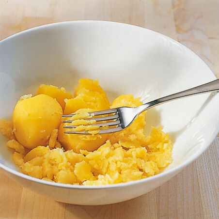 Langos mit Paprikagemüse Langos mit Paprikagemüse