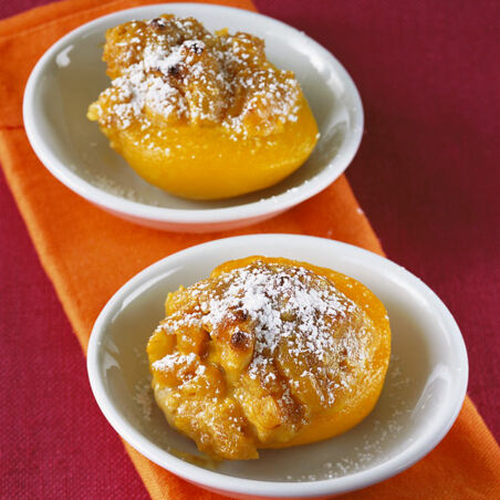 Überbackene Pfirsiche Überbackene Pfirsiche