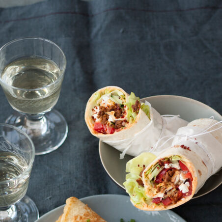 Türkische Hack-Wraps Türkische Hack-Wraps