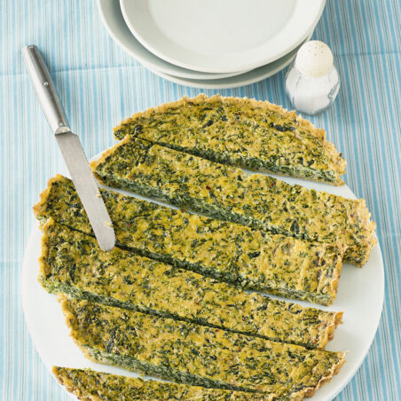 Spinat-Tarte ohne Boden Spinat-Tarte ohne Boden