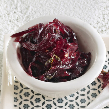 Rotwein-Honig-Zwiebeln Rotwein-Honig-Zwiebeln