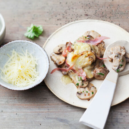 Pilz-Schinken-Pfännchen Pilz-Schinken-Pfännchen