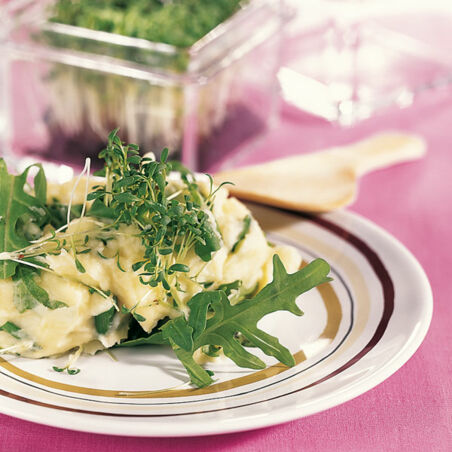 Grünes Kartoffelpüree Grünes Kartoffelpüree