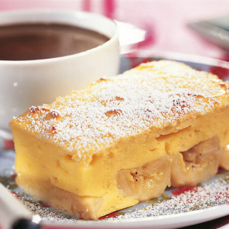 Quarkauflauf mit Bananen Quarkauflauf mit Bananen