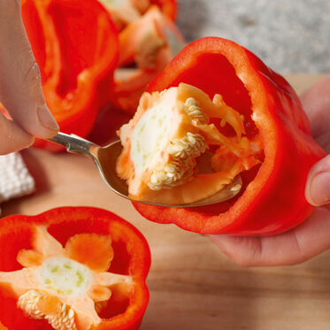 Gemüse mit Hackfleischfüllung Gemüse mit Hackfleischfüllung