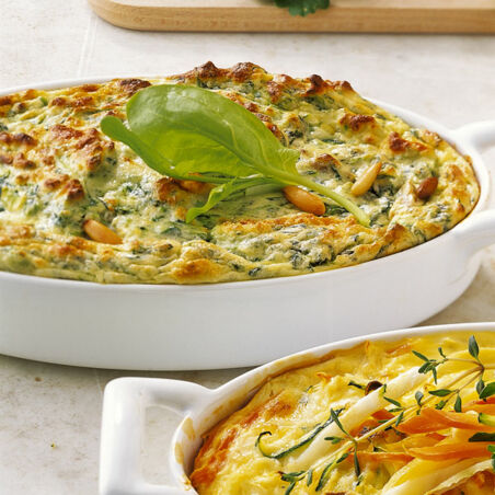 Spinat-Ricotta-Auflauf Spinat-Ricotta-Auflauf