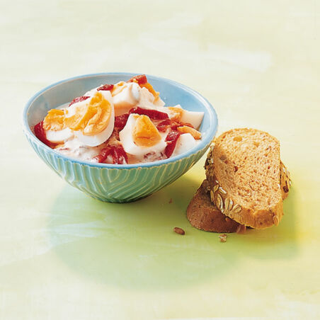 Eiersalat mit Paprika Eiersalat mit Paprika