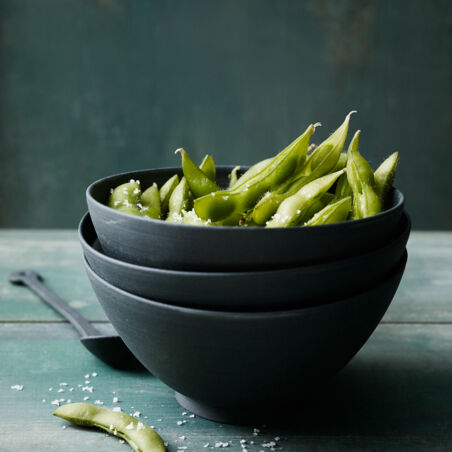 Edamame mit Meersalz Edamame mit Meersalz