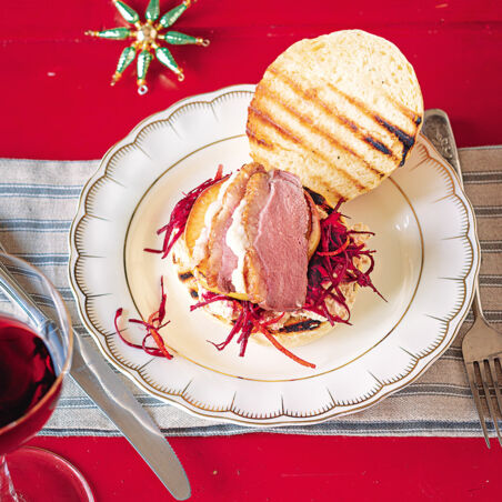 Weihnachts-Burger Weihnachts-Burger