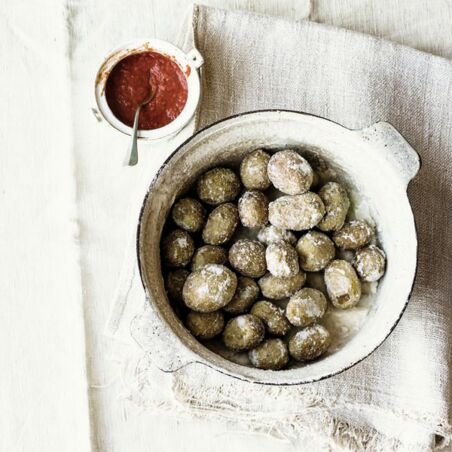 Kanarische Kartoffeln mit roter Mojo Kanarische Kartoffeln mit roter Mojo