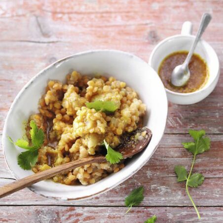 Kartoffel-Dal mit Currybutter Kartoffel-Dal mit Currybutter