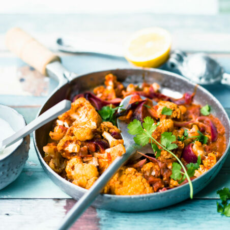 Tandoori-Blumenkohl mit Joghurt Tandoori-Blumenkohl mit Joghurt