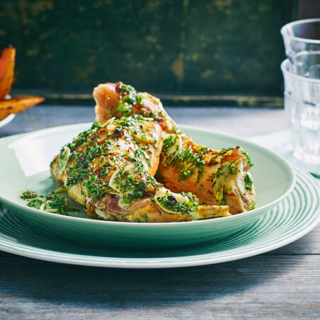 Kaninchen mit Knoblauch Kaninchen mit Knoblauch