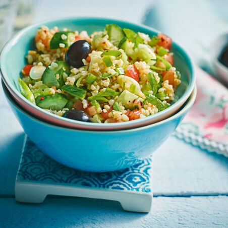 Gurkensalat mit Bulgur Gurkensalat mit Bulgur