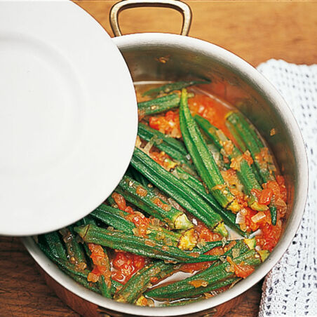 Huhn mit Okraschoten Huhn mit Okraschoten