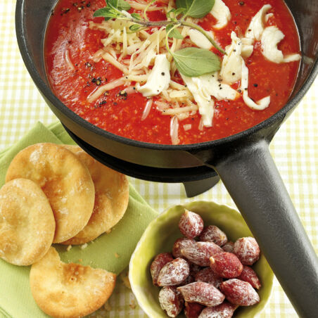 Pizza-Fondue Pizza-Fondue