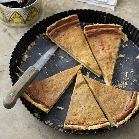Apfelkraut-Tarte mit fein-herber Füllung Apfelkraut-Tarte mit fein-herber Füllung
