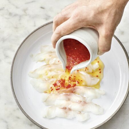 Kabeljau-Ceviche mit Avocado Kabeljau-Ceviche mit Avocado