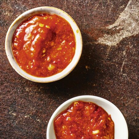 Geröstete Chilipaste Geröstete Chilipaste