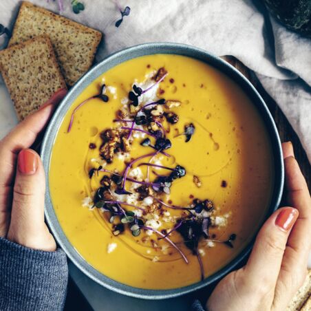 Schnelle Süßkartoffelsuppe Schnelle Süßkartoffelsuppe