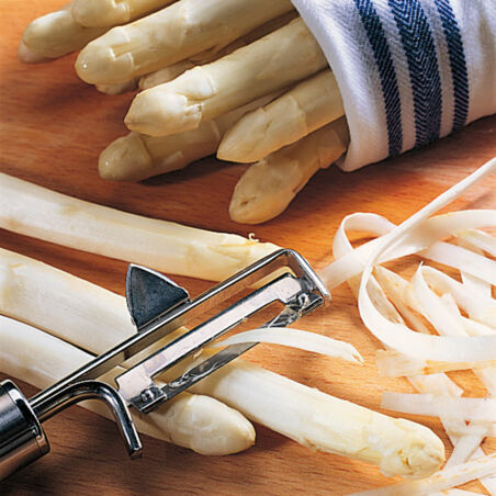 Spargel, weiß und grün Spargel, weiß und grün