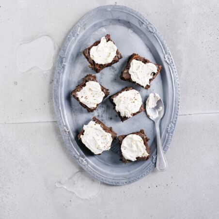 Brownies mit Chai-Frosting Brownies mit Chai-Frosting