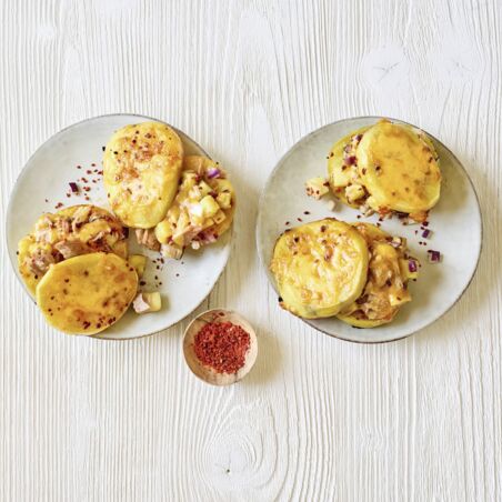 Kartoffelburger »Hawaii« Kartoffelburger »Hawaii«