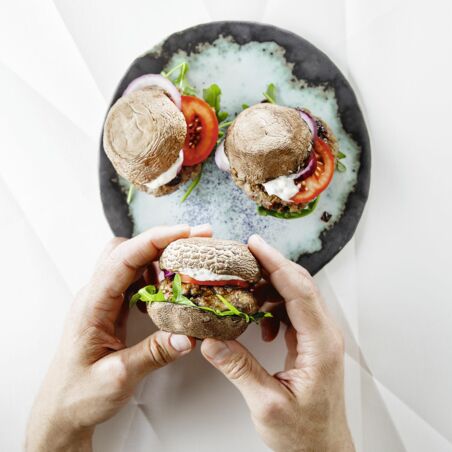 Portobello-Burger Portobello-Burger