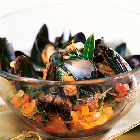 Muscheln in Weißwein Muscheln in Weißwein