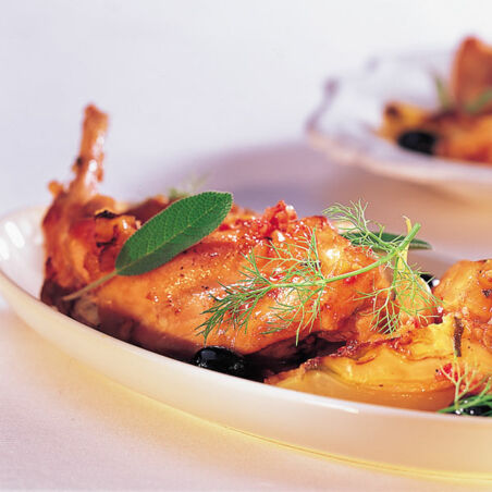 Kaninchen mit Fenchel Kaninchen mit Fenchel